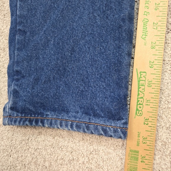 Dickies Flannel Lined Jeans 36x34 Relaxed Fit Y2K Blue vintage - Picture 7 of 9